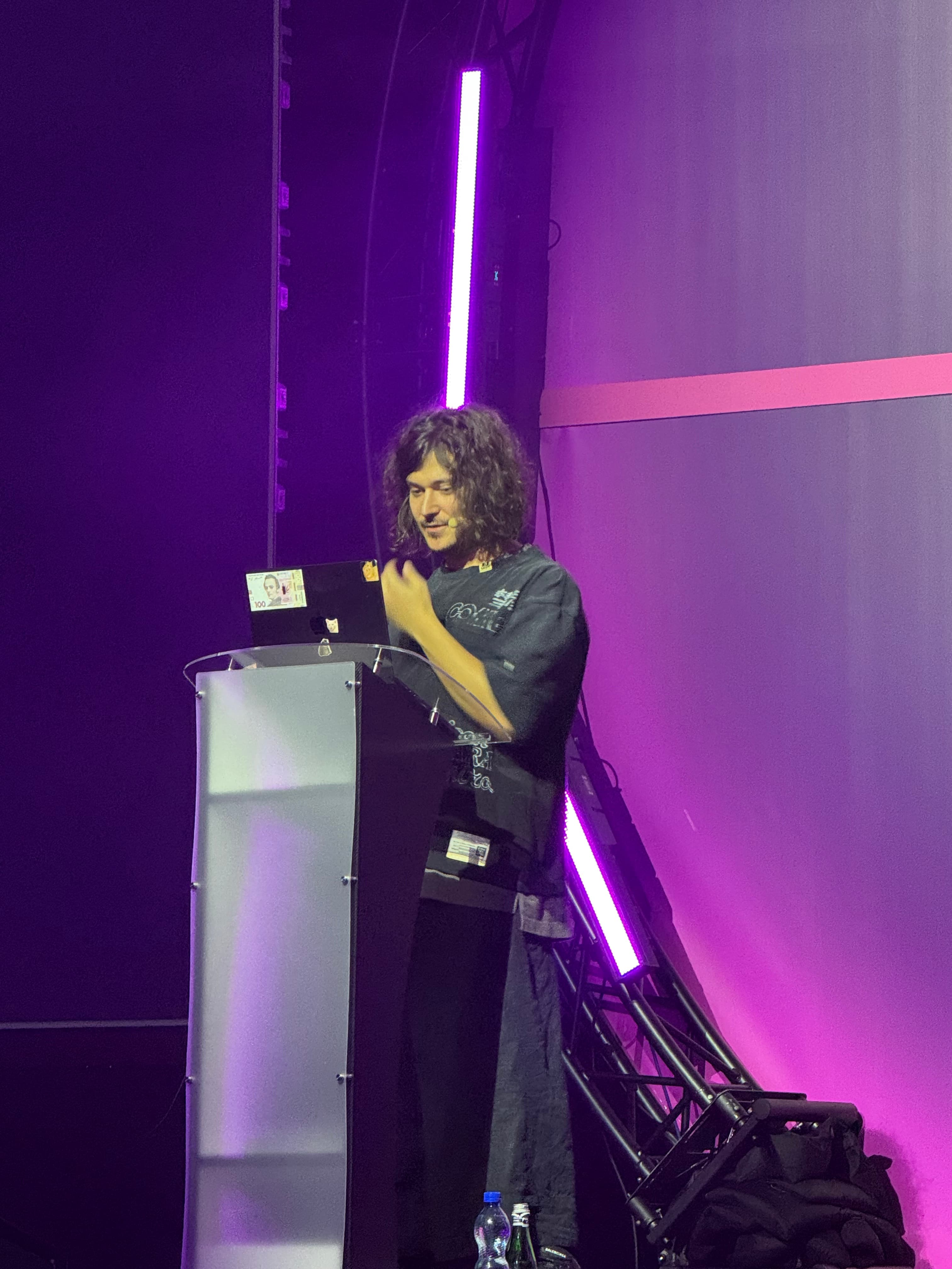 Artem presenting